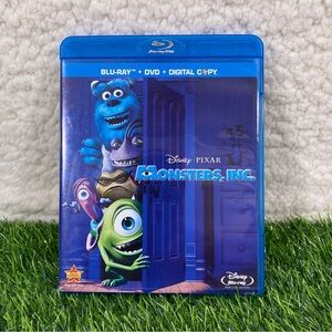 Disney Pixar Monsters, Inc. Blu-ray DVD Digital Copy Classic Cartoon